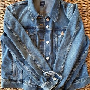 J. Crew Light Blue Denim Jacket - Classic Jean Style